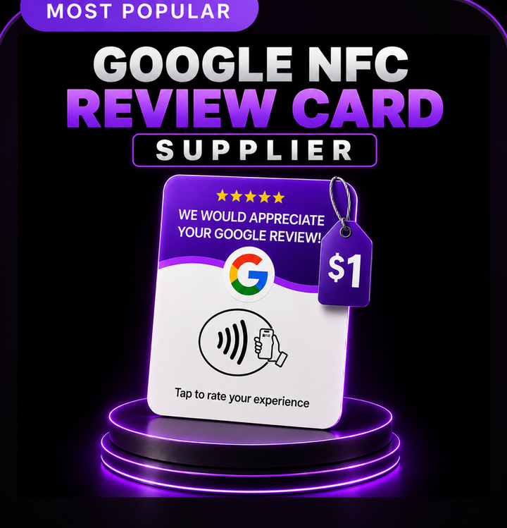 Google NFC Review Card Supplier